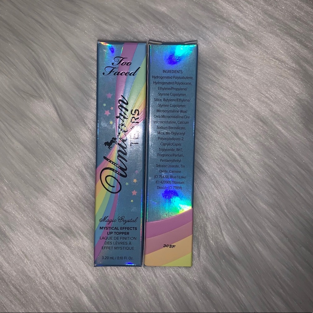 NIB Too Faced 🦄 Tears Mystical Effects Lip Topper - Picture 5 of 5